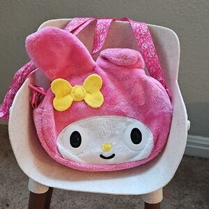 EUC Sanrio My Melody Plush Purse Pets With Sounds